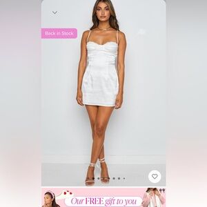 Beginning Boutique White Dress Size 6 Brand New